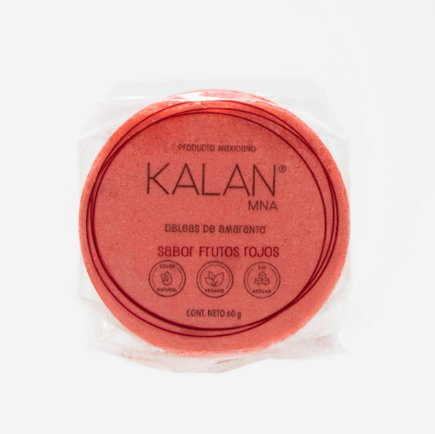 Kalan-Oblea de Amaranto sabor frutos rojos 60 gr