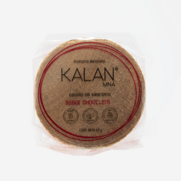Kalan-Oblea de Amaranto sabor chocolate 60 gr