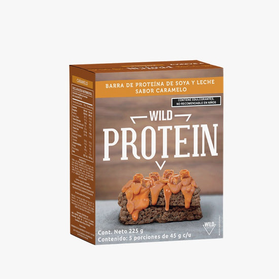 The Wild Foods - 5 Barras de Protein Caramelo