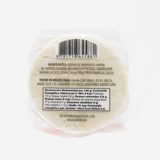 Kalan-Oblea de Amaranto  Coco 60 gr