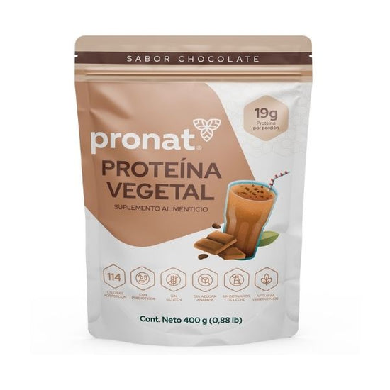 Pronat-Proteína vegetal sabor chocolate 400 gramos