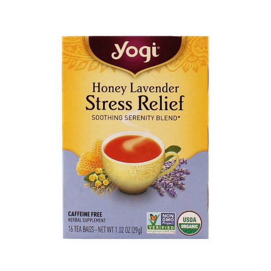 Yogi Té- Stress Relief (Honey lavender)