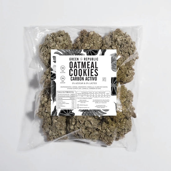 Oatmeal Cookies Carbon Activado