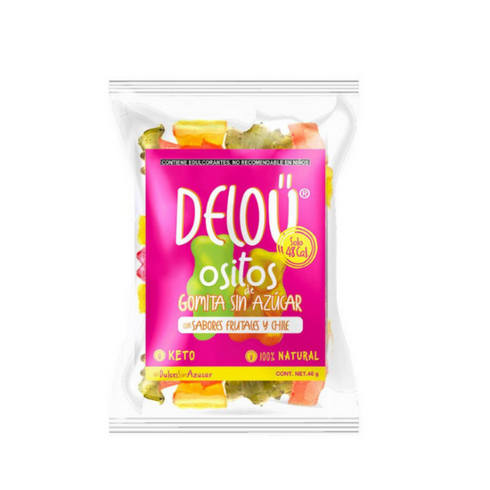 DELOU - Gomitas Ositos Frutales Con Chile