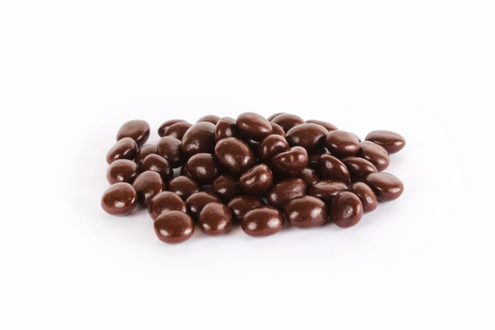 Café cubierto con chocolate sin azúcar