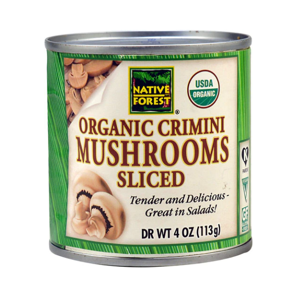 NATIVE FOREST - Organic Mushrooms Crimini Slices