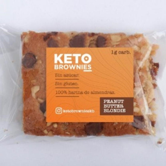 Keto Brownie - Peanut Butter Blondie (naranja) Solo CDMX