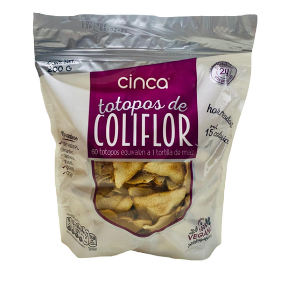 Cinca - Totopos de Coliflor 200gr