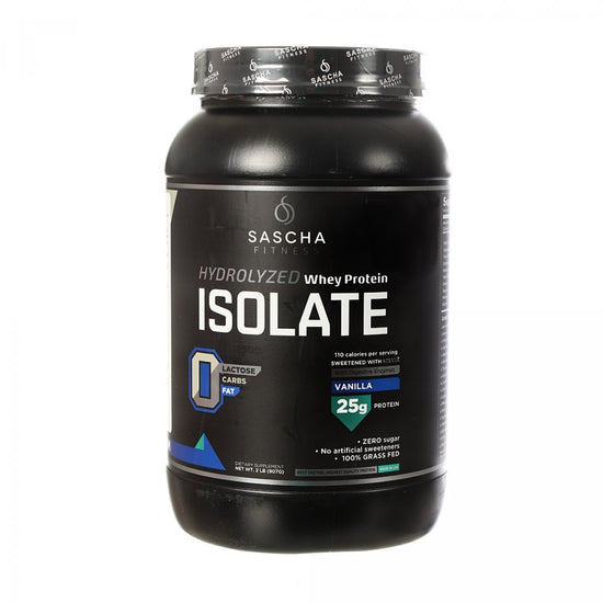 Sascha Fitness - Proteina Isolate Vainilla