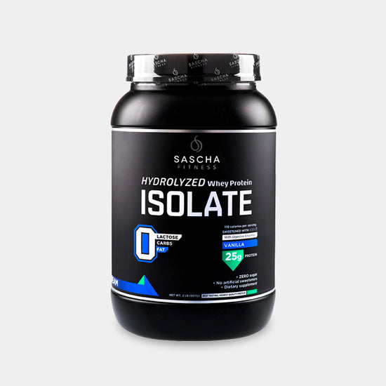 Sascha Fitness - Proteina Isolate Vainilla