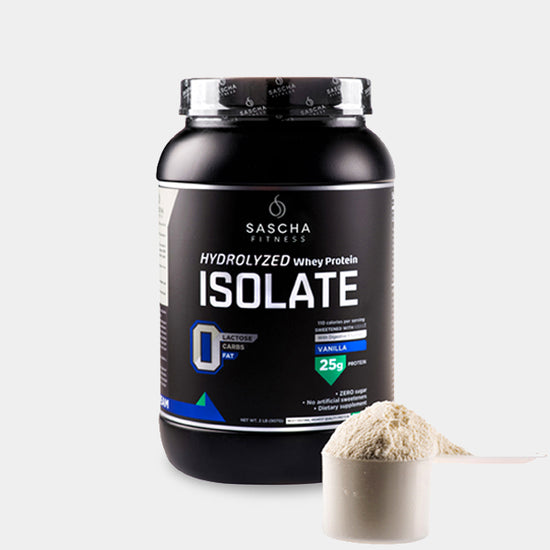 Sascha Fitness - Proteina Isolate Vainilla