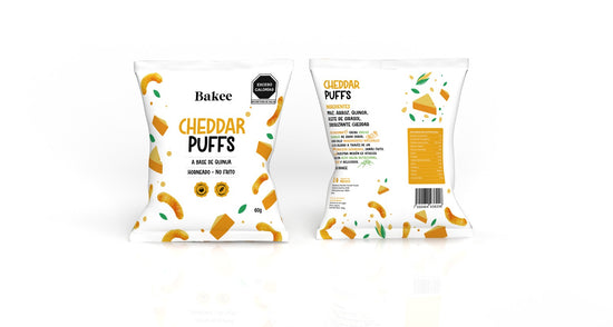 Bakee - Puffs de Quinoa Horneados Cheddar