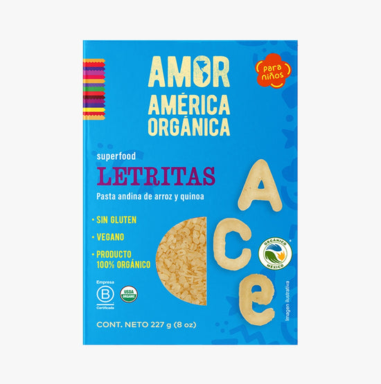 América Orgánica - Pasta Andina Letritas