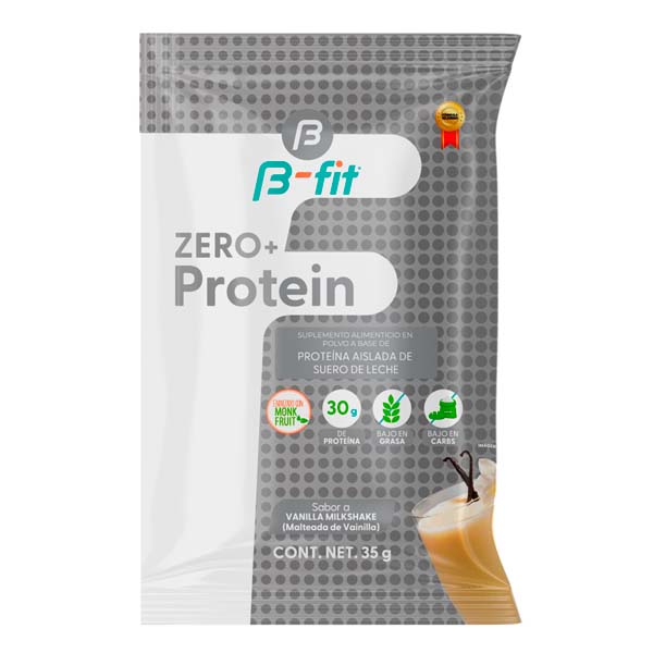 B-Fit-Sachet Zero Protein sabor Vainilla
