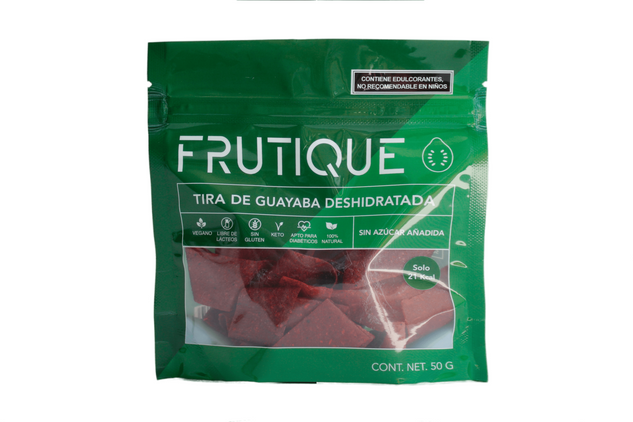 Frutique-Tira de Guayaba Deshidratada Sin Azúcar Añadida