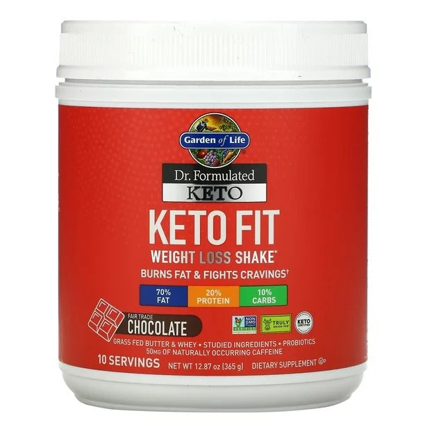 Garden of Life - KETO FIT CHOCOLATE PROTEINA  365g