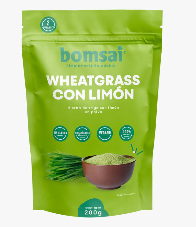 Bomsai - Wheatgrass con Limón