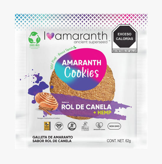 I Am Aranth - Galleta Rol de Canela + Hemp