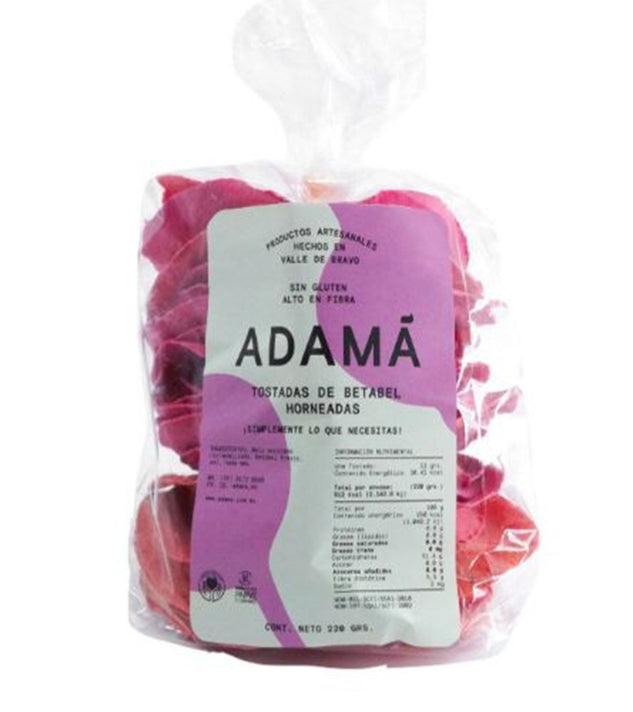 ADAMÁ - Tostadas de Betabel Horneadas