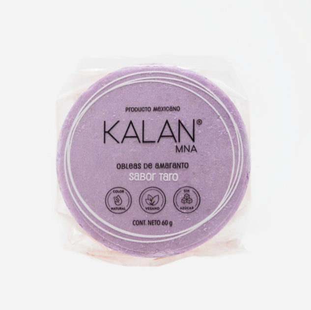 Kalan-Oblea de Amaranto sabor taro 60 gr