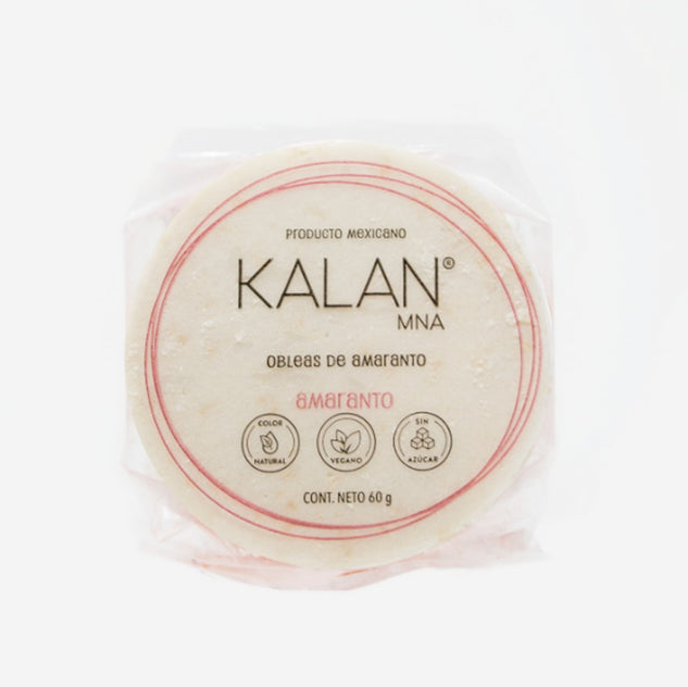 Kalan-Oblea de Amaranto sabor natural 60 gr