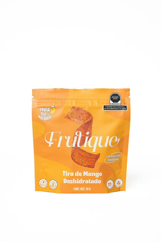 Frutique-Tira de Mango Deshidratado Sin Azúcar Añadida