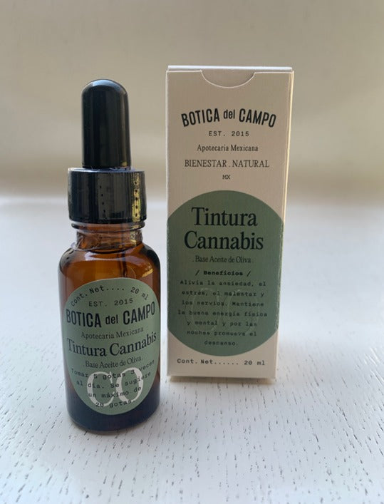 Botica del Campo-Tintura de Cannabis base oliva