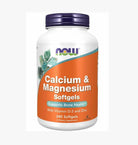 NOW - Calcium & Magnesium - softgels-Magnesio