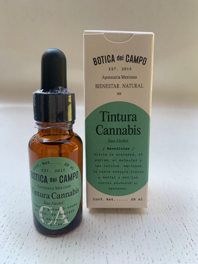 Botica del Campo-Tintura de Cannabis base alcohol