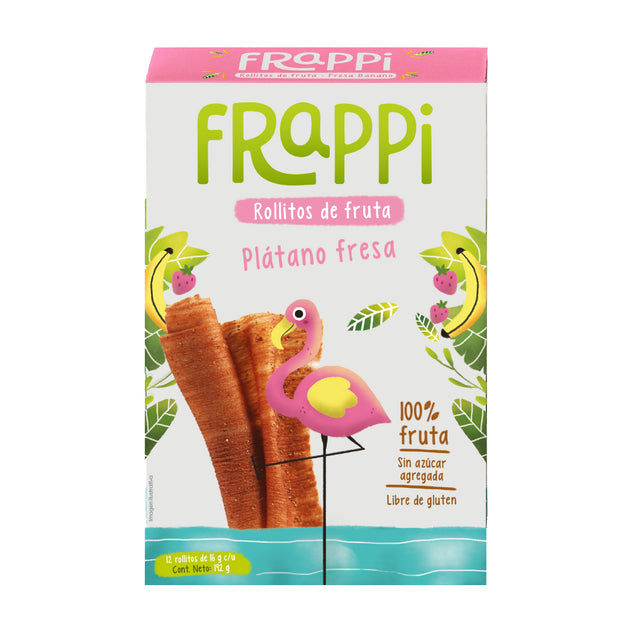 Frappi-Pack Barra Frappi Platano Fresa 192 gr
