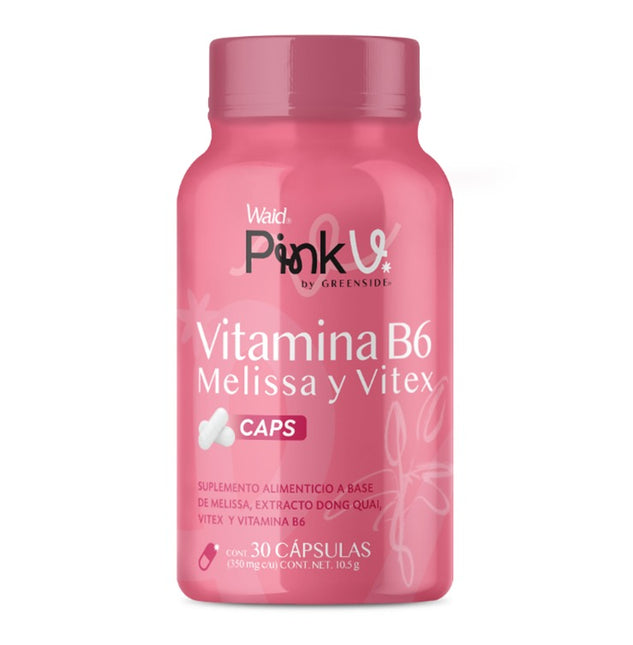 GREENSIDE-Vitamina B6 Melissa y Vitex 30 CAPS