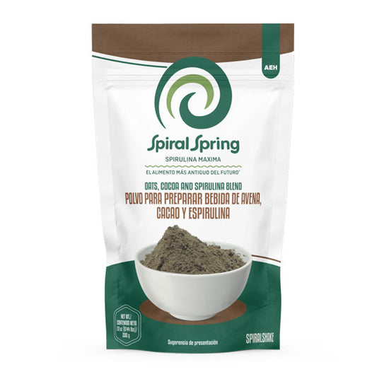 Spiral Spring-Spiral Shake Cacao, Avena y Espirulina