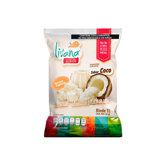 Livana-Gelatina de Leche Sabor Coco