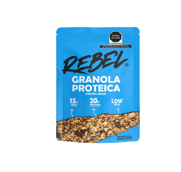 Rebel-Granola proteica frutos secos