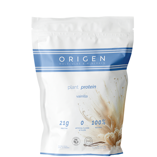 ORIGEN-Proteina Vegetal Vainilla 480 gr