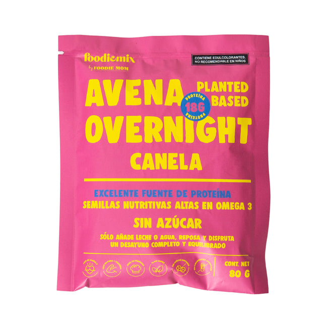 FOODIEMIX - Avena con Proteina  CANELA 90GR