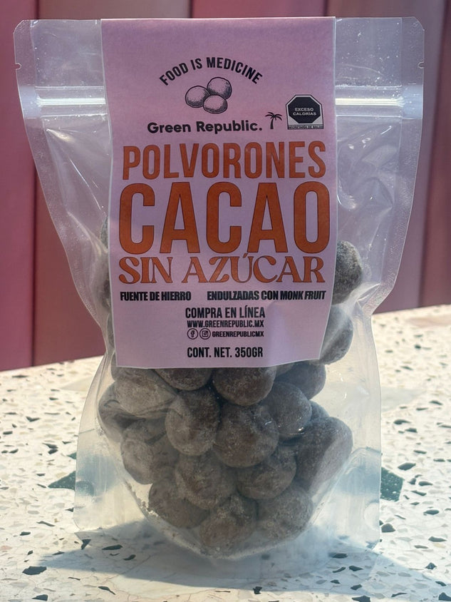CASO - POLVORONES CACAO SIN AZÚCAR