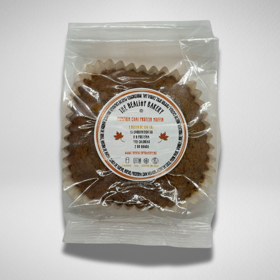 The Healthy Bakery  - Pumpkin Chai Protein  Muffin