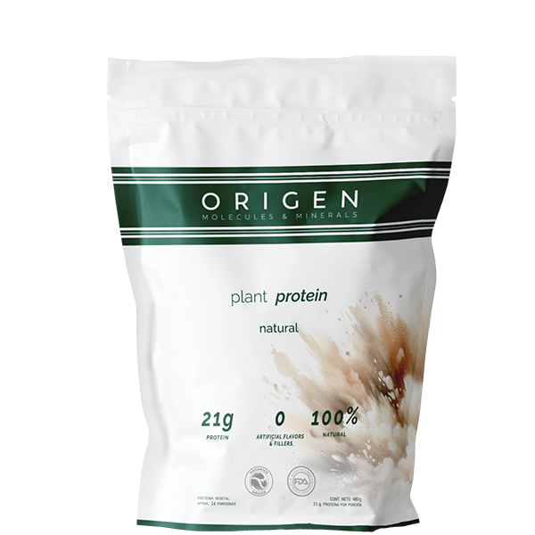 ORIGEN-Proteina Vegetal Natural 480 gr