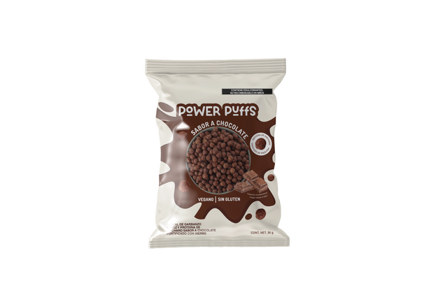 Bolsa Cereal Power Puffs-Sabor Chocolate