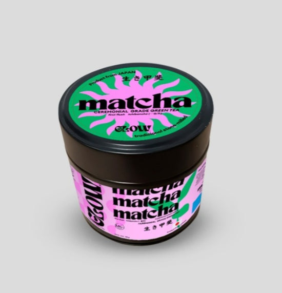 GLOW Superfoods-Matcha Ceremonial Grade en polvo 50g
