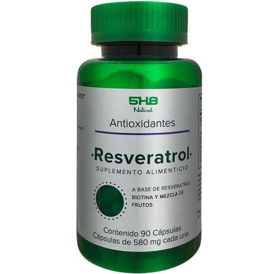 5H8 Nutrition- Antioxidantes Resveratrol 90 caps