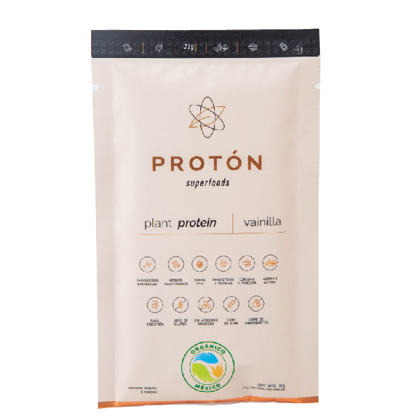 Protón health-Sachets vainilla plant protein