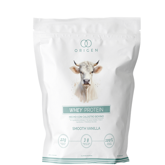ORIGEN-WHEY PROTEIN VAINILLA CON CALOSTRO BOVINO 1Kilo