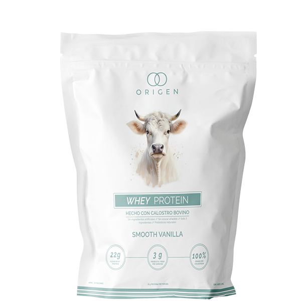 ORIGEN-WHEY PROTEIN VAINILLA CON CALOSTRO BOVINO 1Kilo