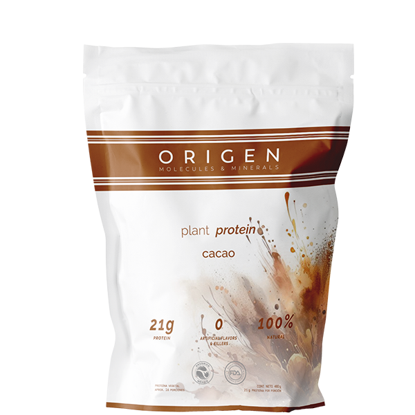 ORIGEN-Proteina Vegetal Cacao 480 gr