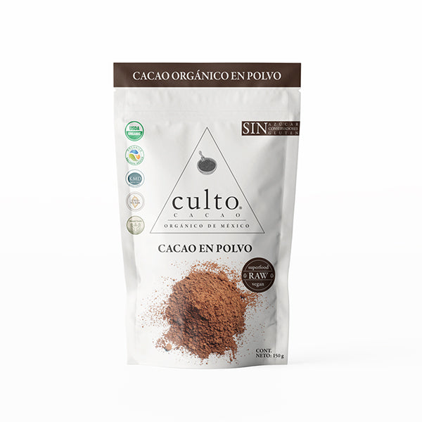 Culto-Cacao organico en polvo  con 150gr