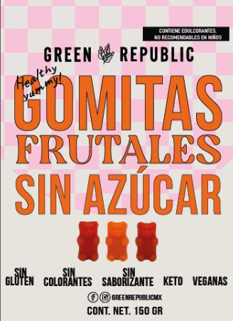 Green Republic-Gomitas frutos rojos