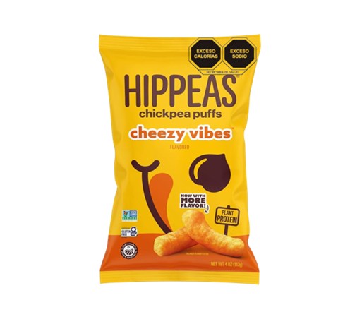 HIPPEAS-PUFFS NACHO / CHEEZY VIBES 113 G