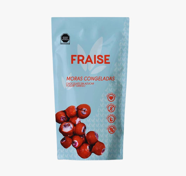 Fraise Frozen Goods-Mora azul congelada con yogurt y chocolate (Sólo CDMX)